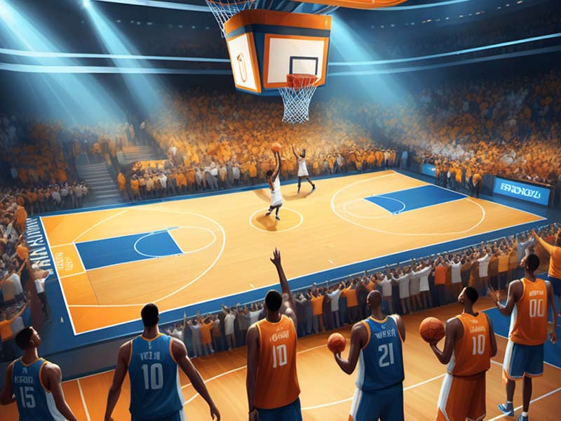 直播吧在福建男籃中場(chǎng)舉辦一擲萬(wàn)金活動(dòng)，三位吧友代表直播吧出戰(zhàn)